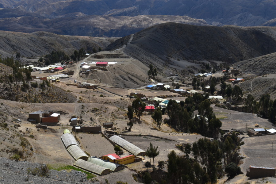 paisaje Calamarca. Bolivia
