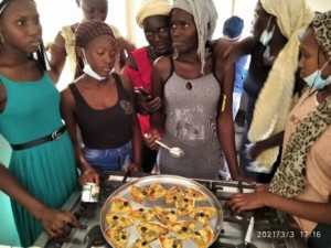 Mujeres capacitando Senegal