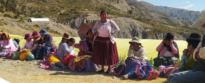 mujeres aymaras. Bolivia