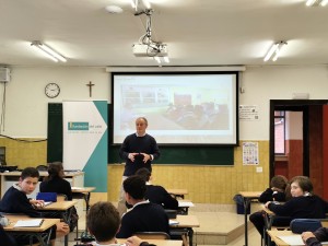 Iñaki Díaz en la Sensibilización en Pamplona